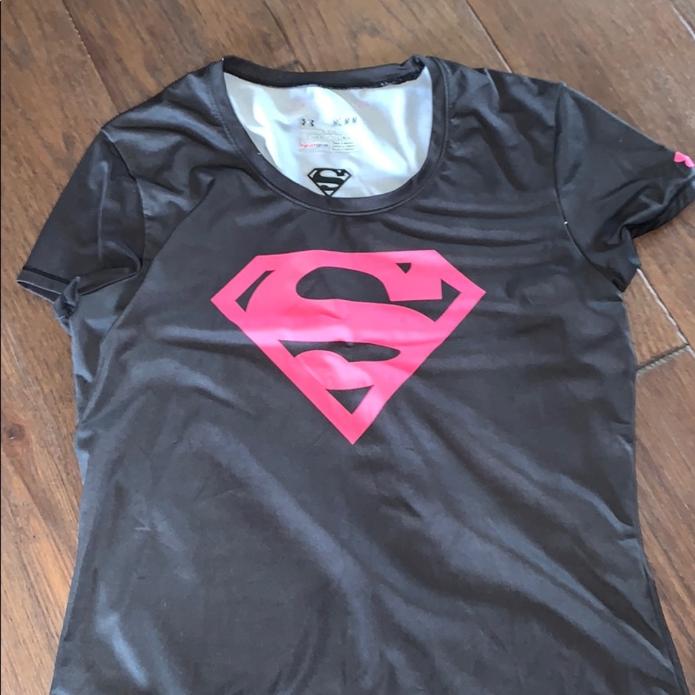 Grey Under Armour Superman T-shirt